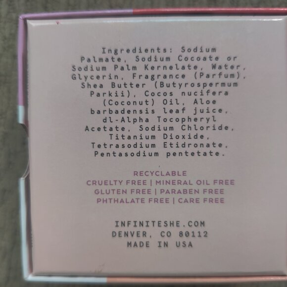 Infinite She Work Your Magic Shea Butter Soap 3.5 oz - Picture 3 of 3